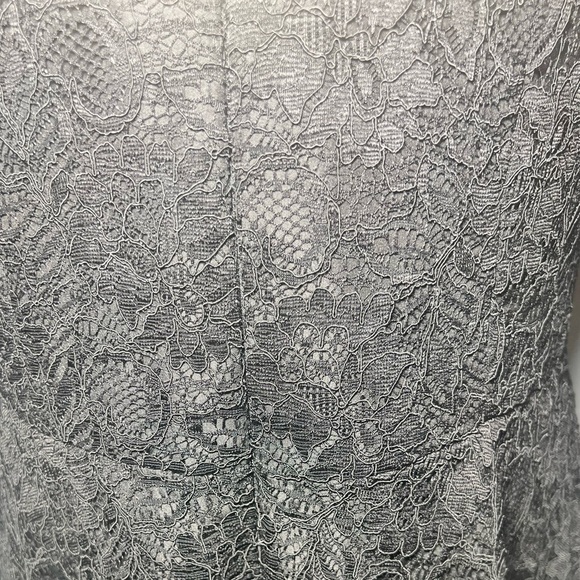 David’s Bridal Knee Length Lace 3/4 Sleeve Dress | 10 - Picture 8 of 9